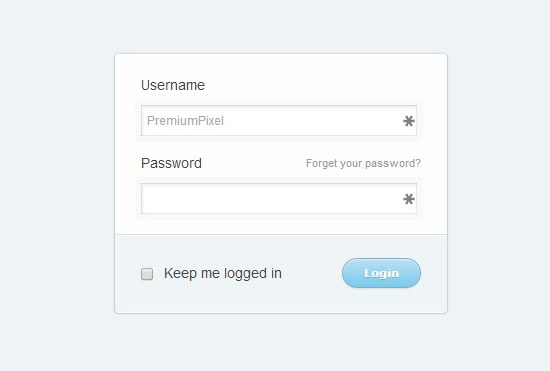 css login form templates